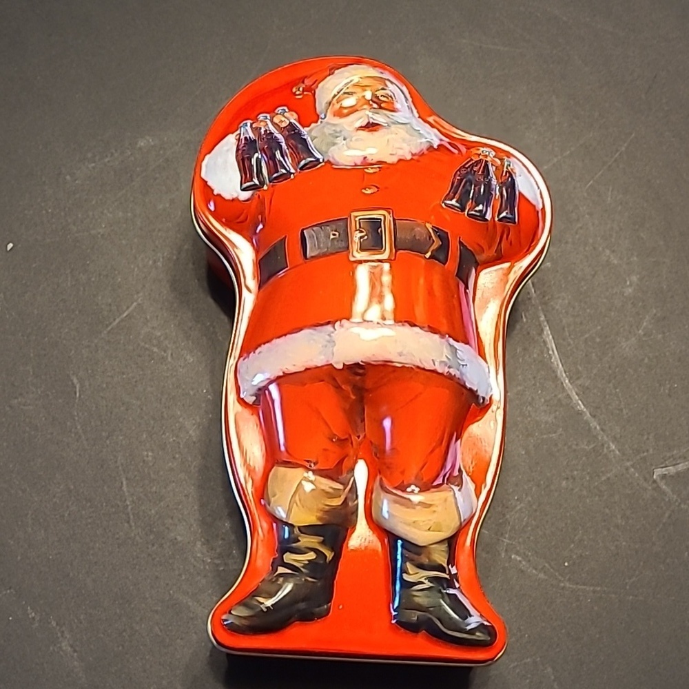🎅CoKE Nostalgia Santa Claus Tin 2 Bicycle decks playing car